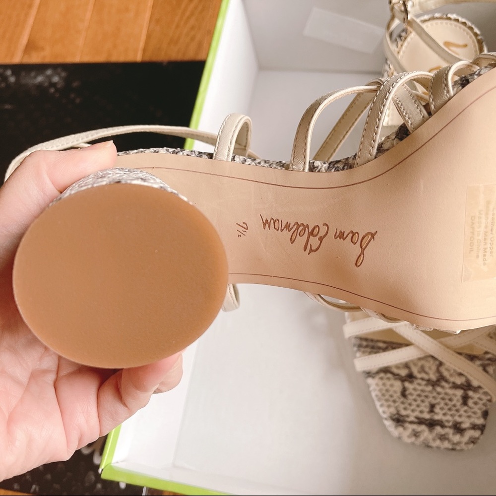 Sam Edelman DAFFODIL HEEL SANDAL - Picture 7 of 9